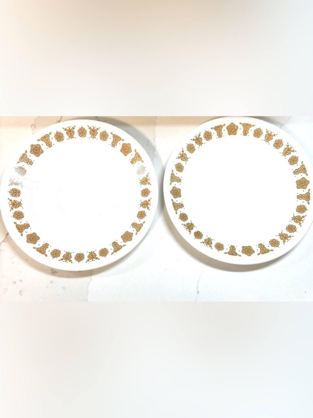 Vintage Corelle “Butterfly Gold” Saucers